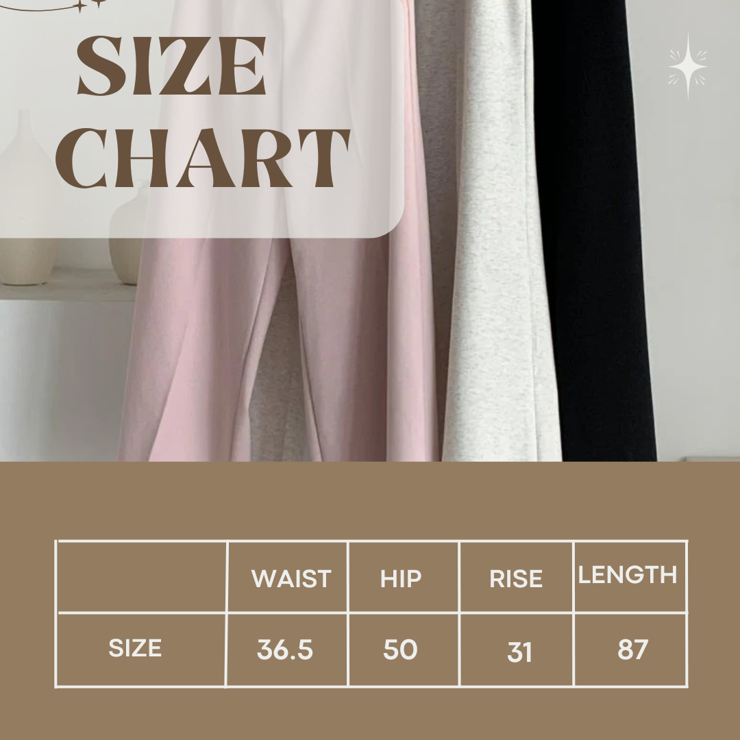 Darted Seam Pants | Wide Leg Pants| Korean made Pants