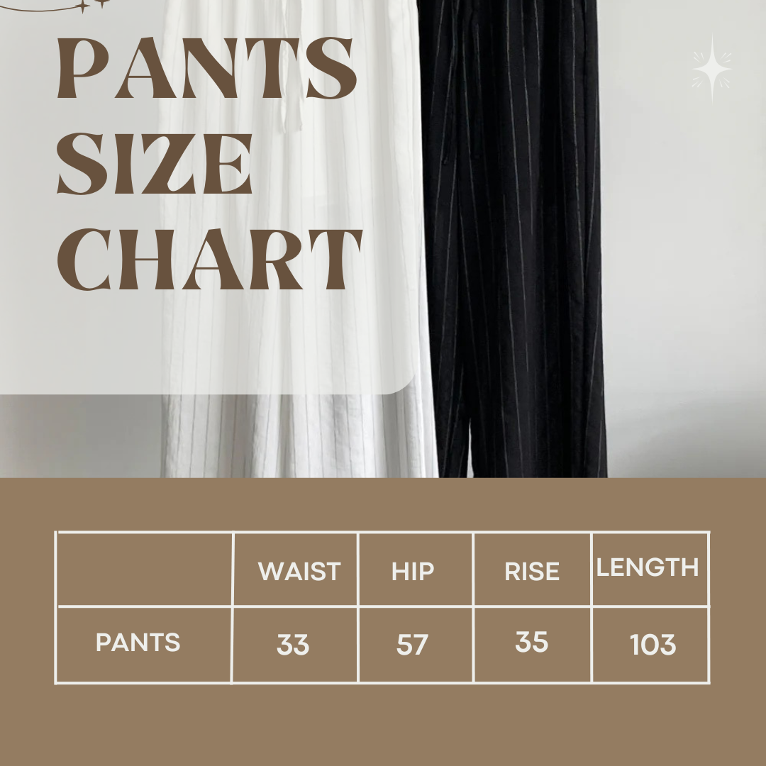 Stripped Linen Straight Pants | Premium Linen Pants | Straight fit pants