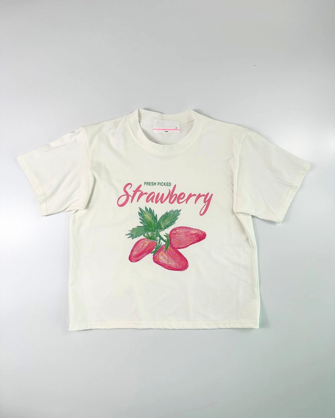 Strawberry Silky Cotton T-Shirt