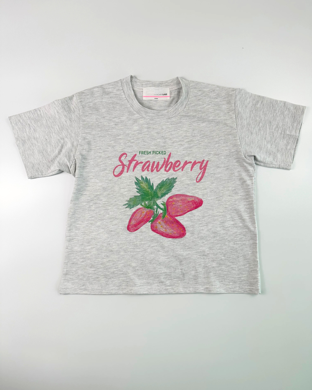 Strawberry Silky Cotton T-Shirt