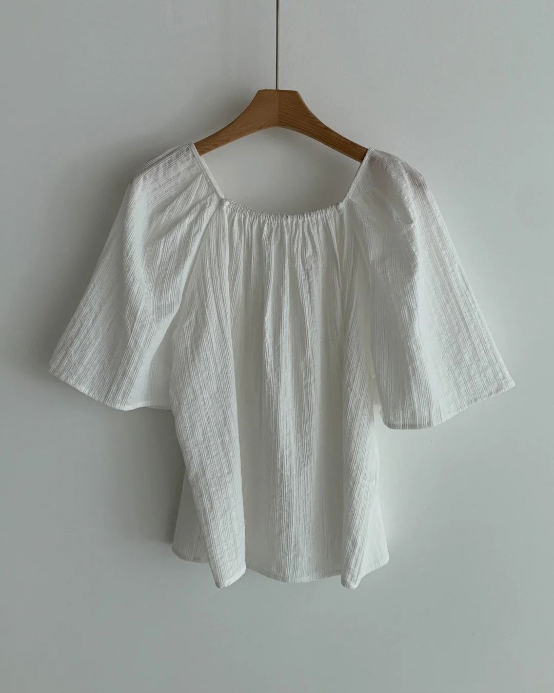 Embroidered Square Neck Blouse