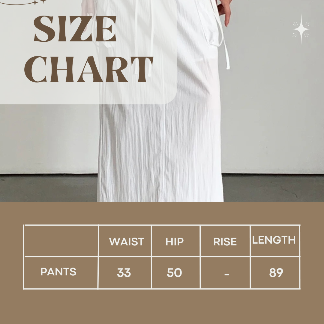 Straight Fit Cargo Skirt | Lightweight Nylon Long skirt| Made in Korea