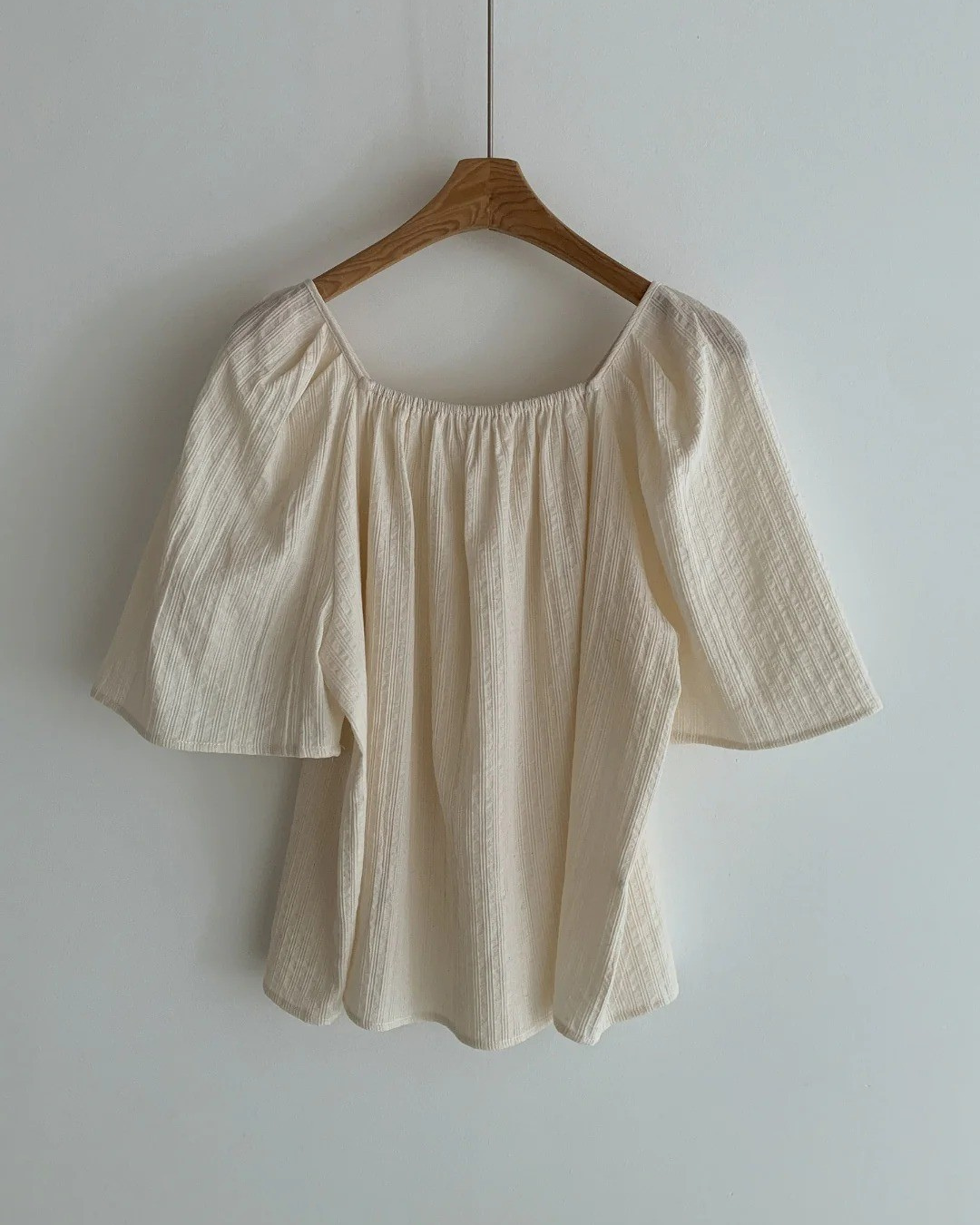 Embroidered Square Neck Blouse