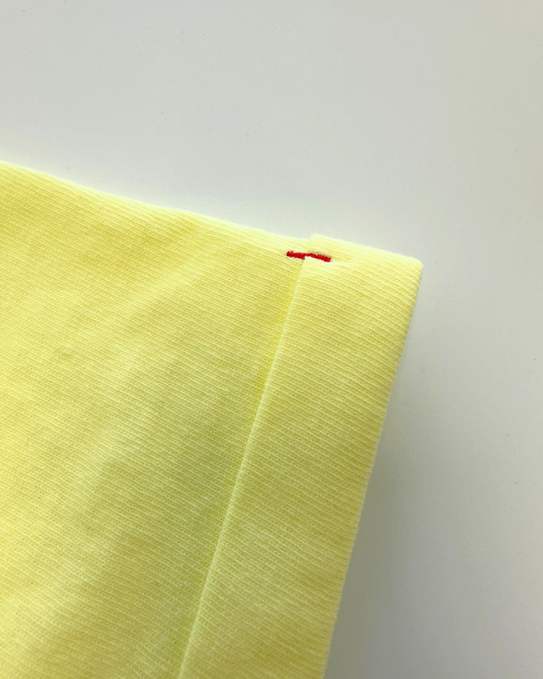 Natural Roll-Up Basic T-Shirt