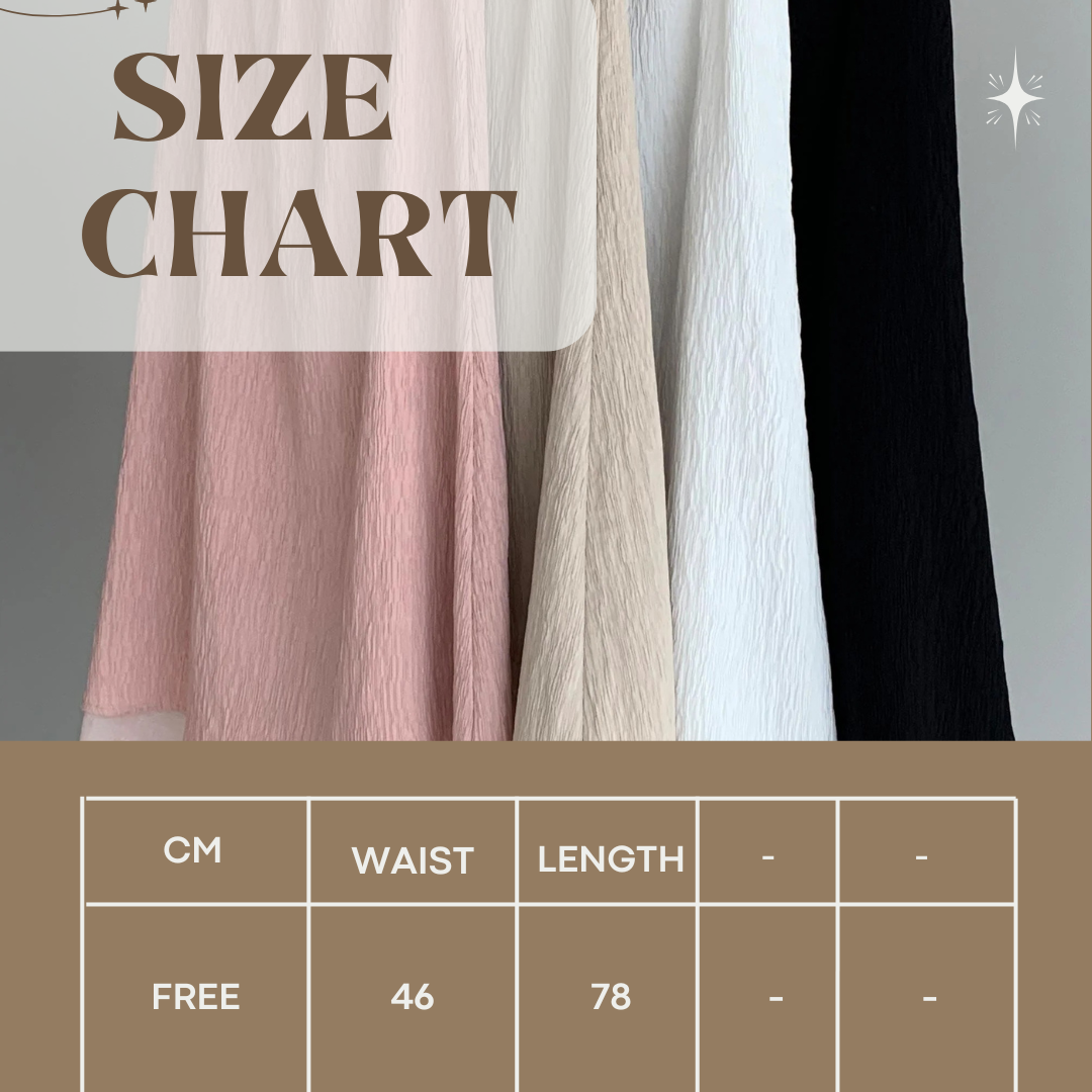 Flowy Chiffon Overlay Skirt