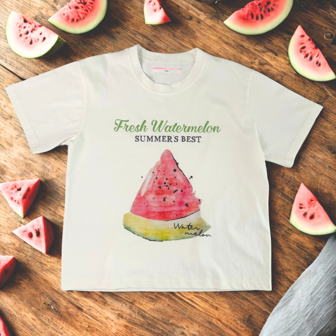Watermelon Silky Cotton T-Shirt