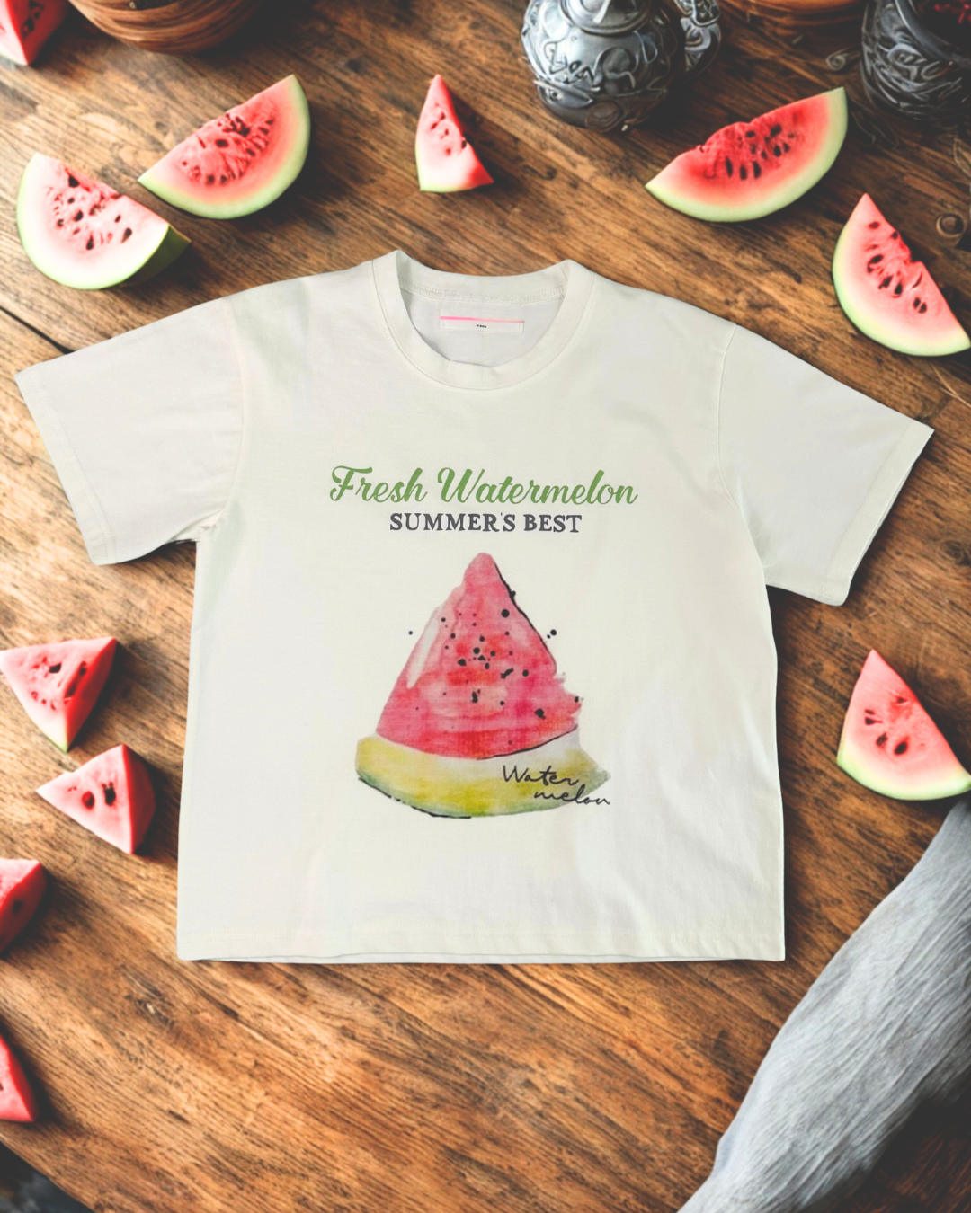 Watermelon Silky Cotton T-Shirt