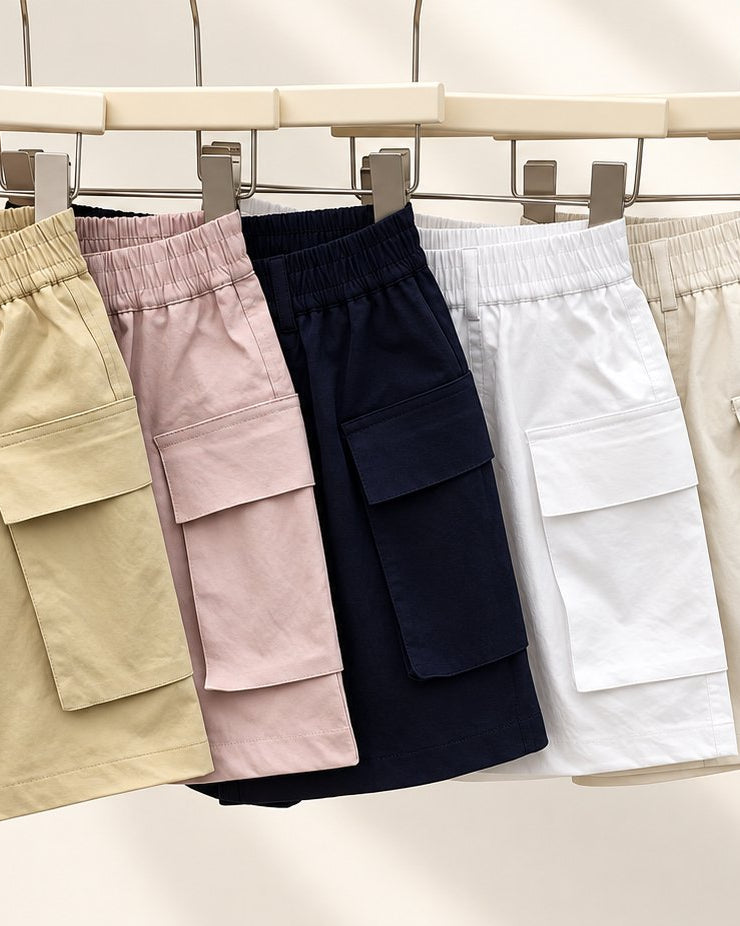 Lightweight Cargo Shorts — 원본 색상 · 원본 1 수정본