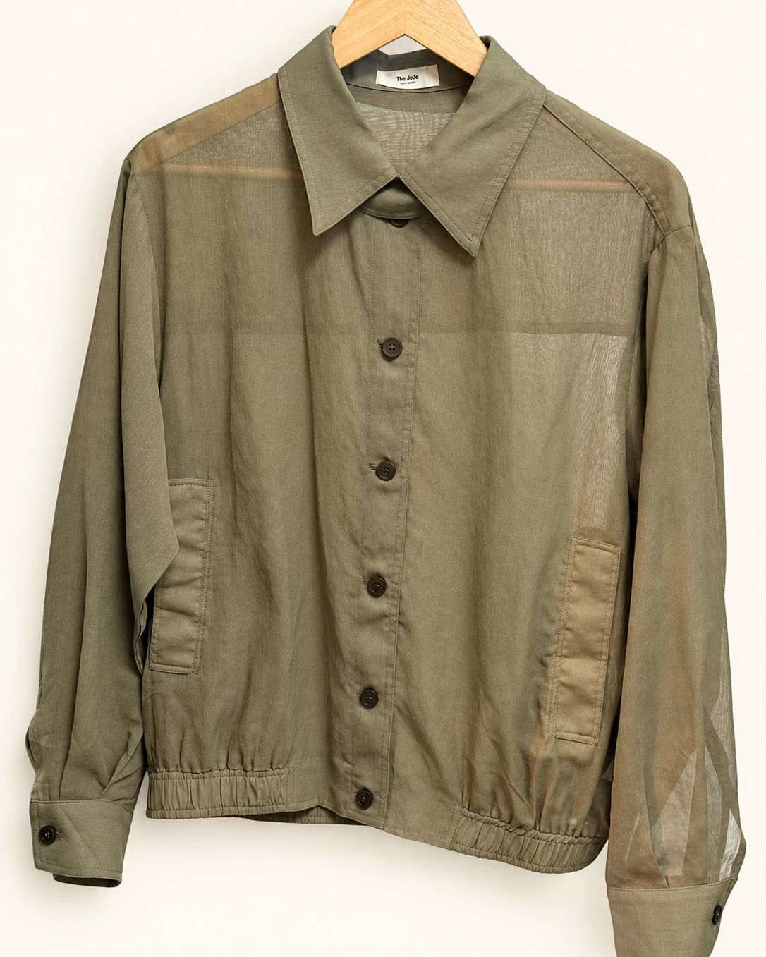 Casual Rayon blend Windbreaker — 원본 색상 · 원본 1 수정본