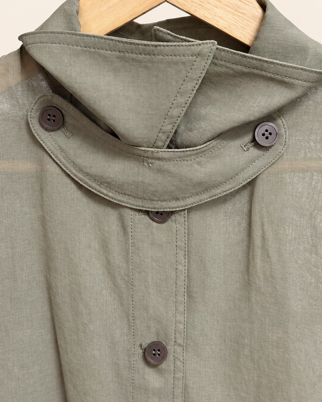 Casual Rayon blend Windbreaker — 원본 색상 · 원본 2 수정본