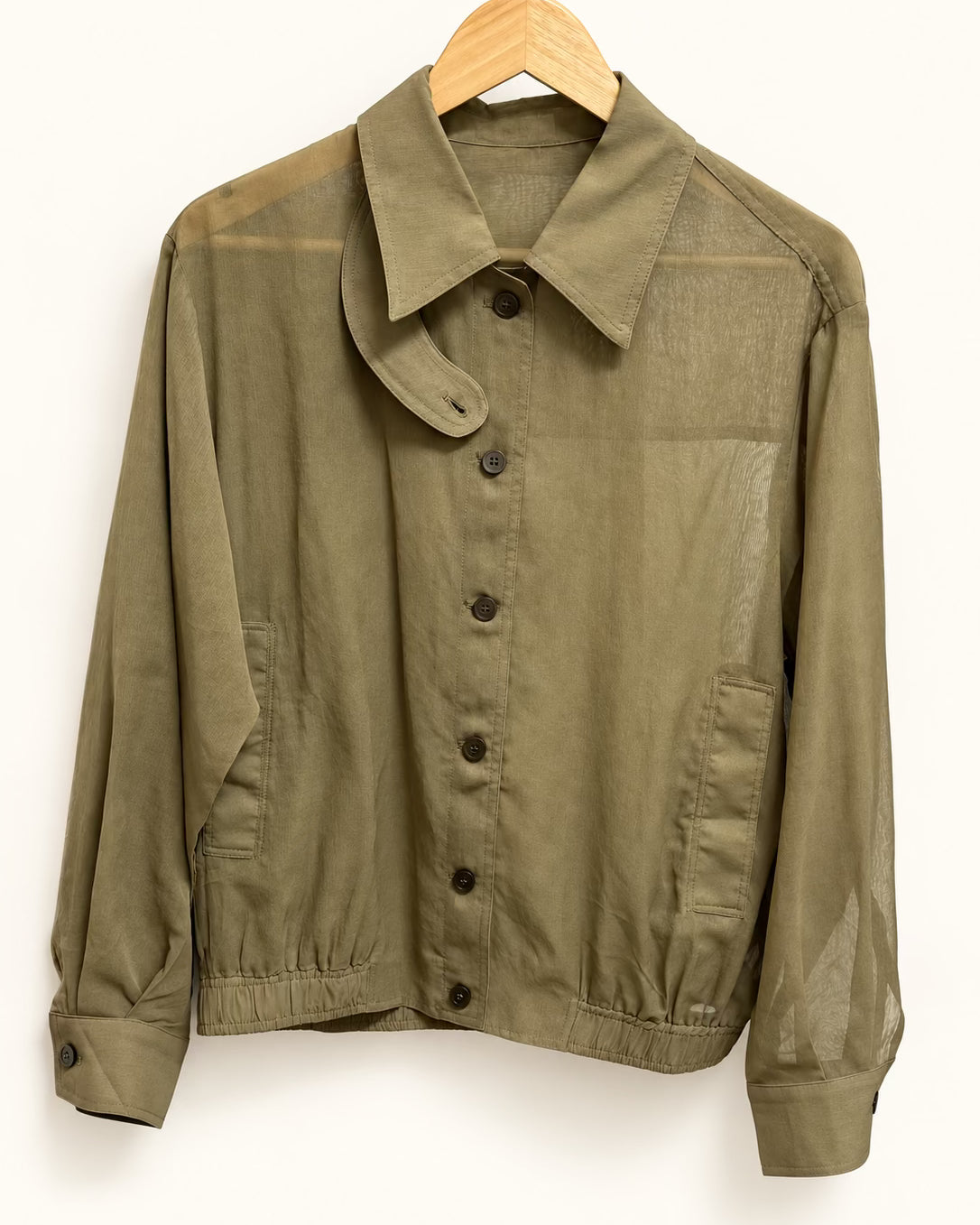 Casual Rayon blend Windbreaker — 원본 색상 · 원본 3 수정본
