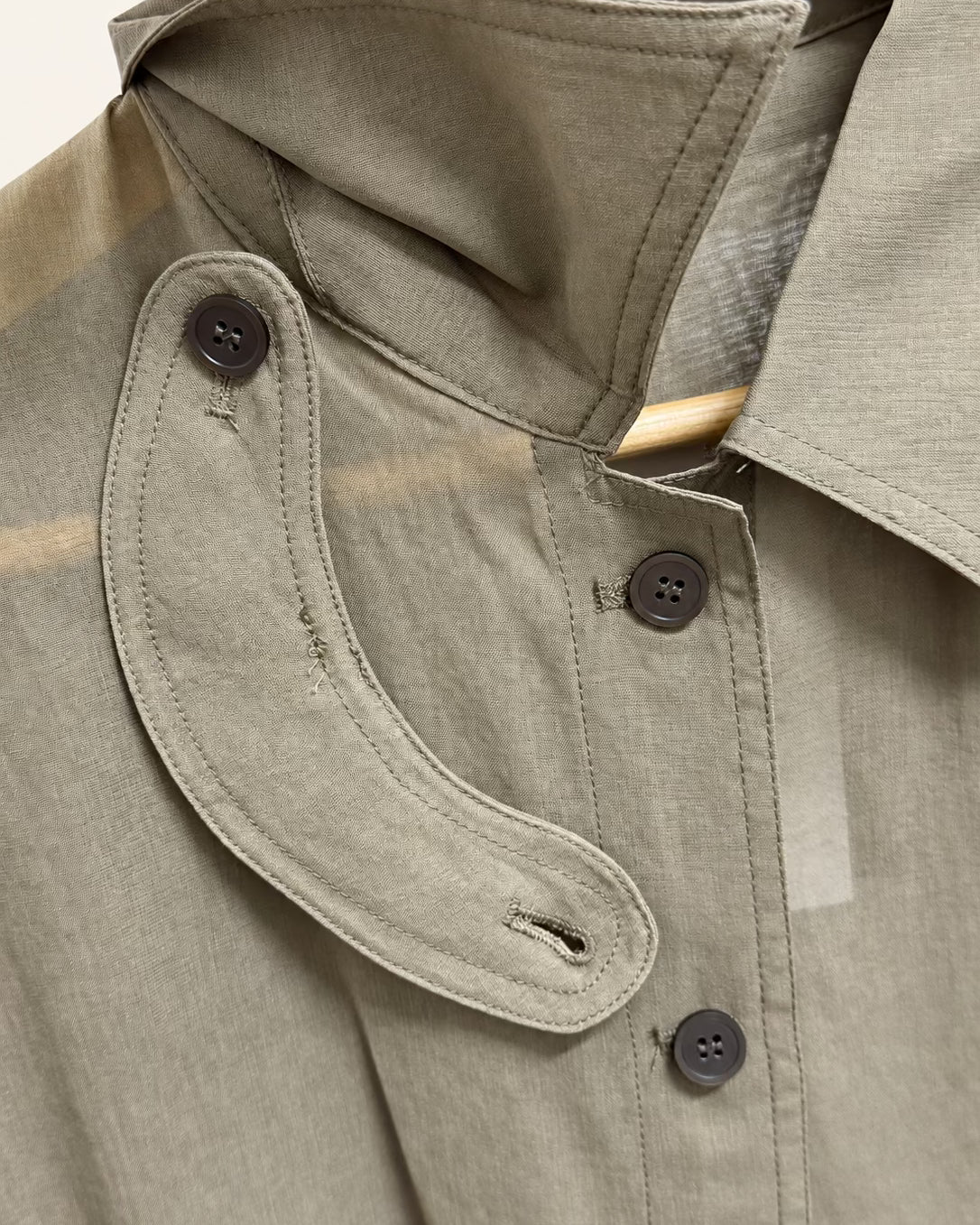 Casual Rayon blend Windbreaker — 원본 색상 · 원본 4 수정본