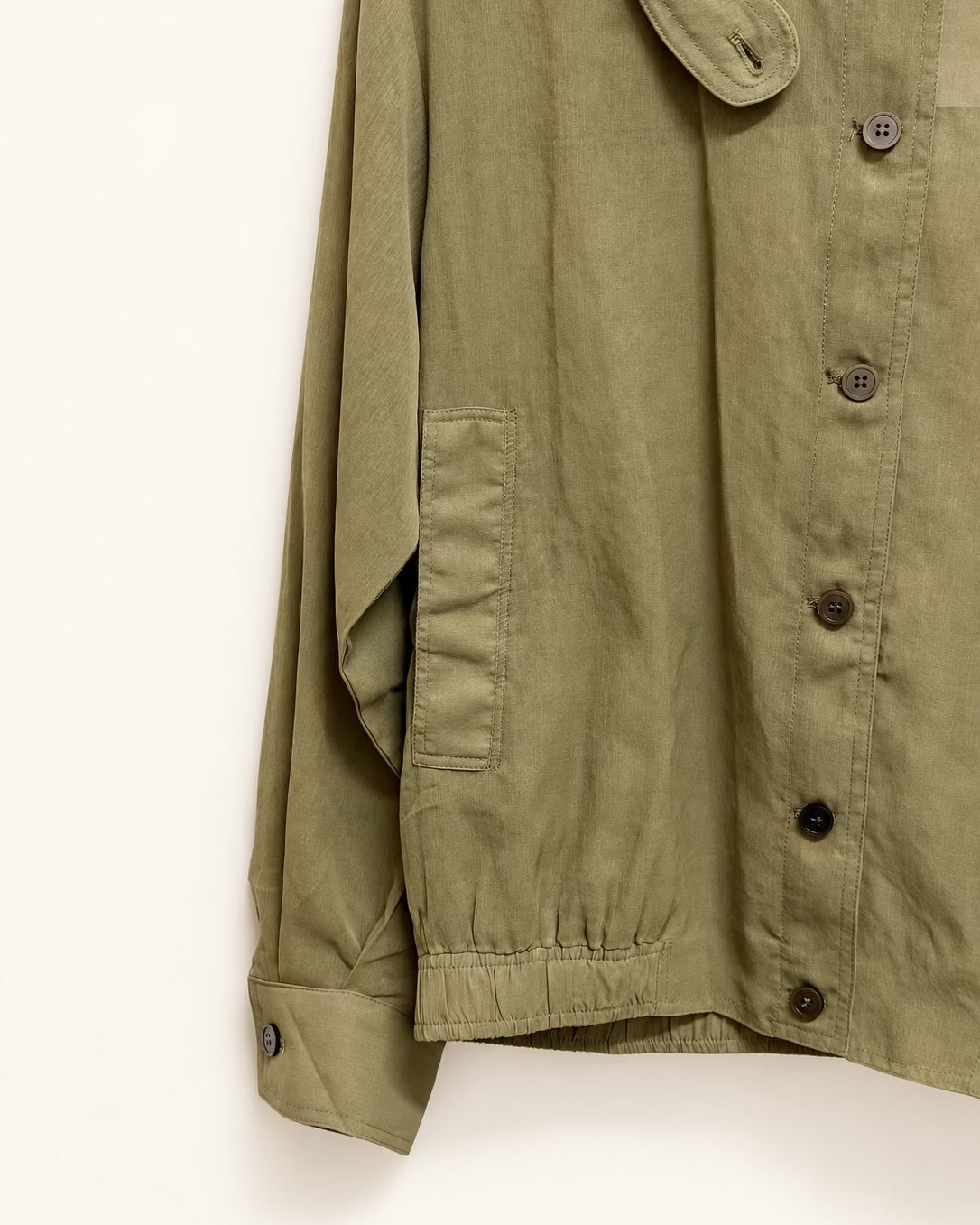 Casual Rayon blend Windbreaker — 원본 색상 · 원본 5 수정본