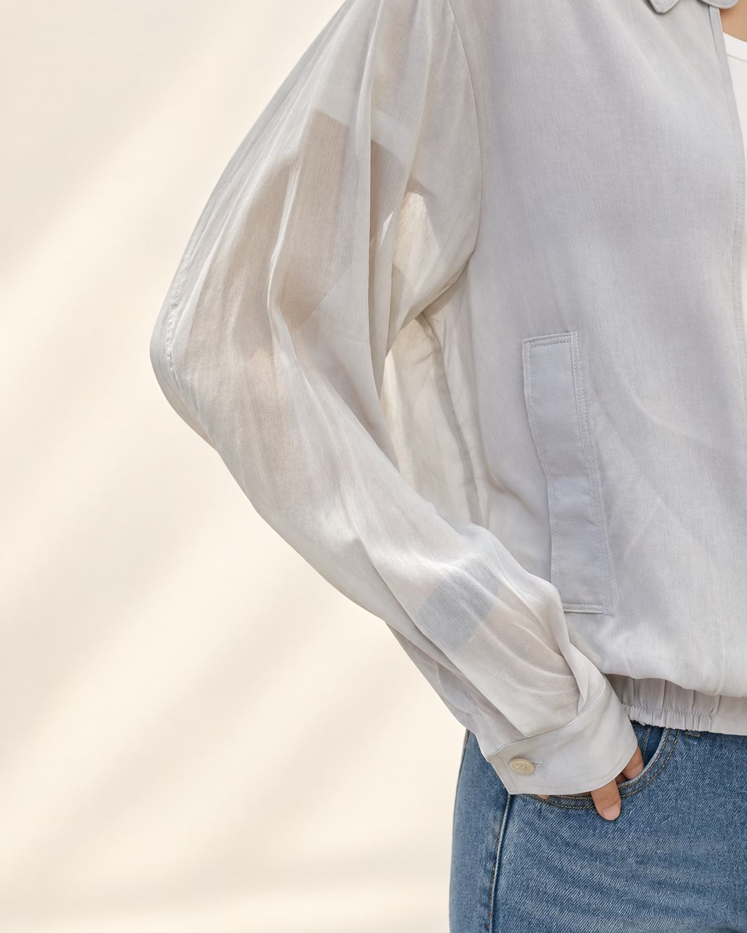 Casual Rayon blend Windbreaker — 원본 색상 · 원본 16 수정본