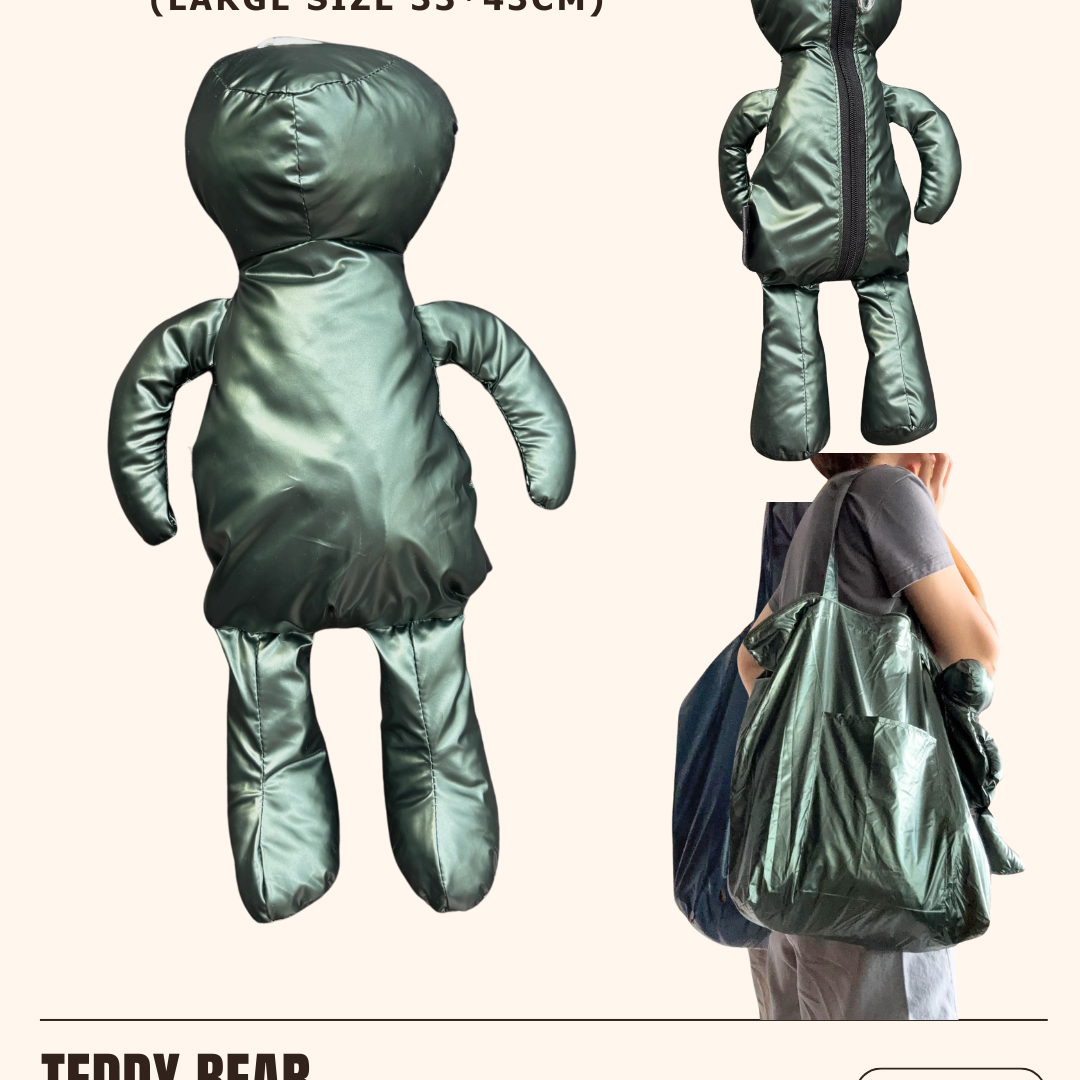 Teddy Bear Zip Bag