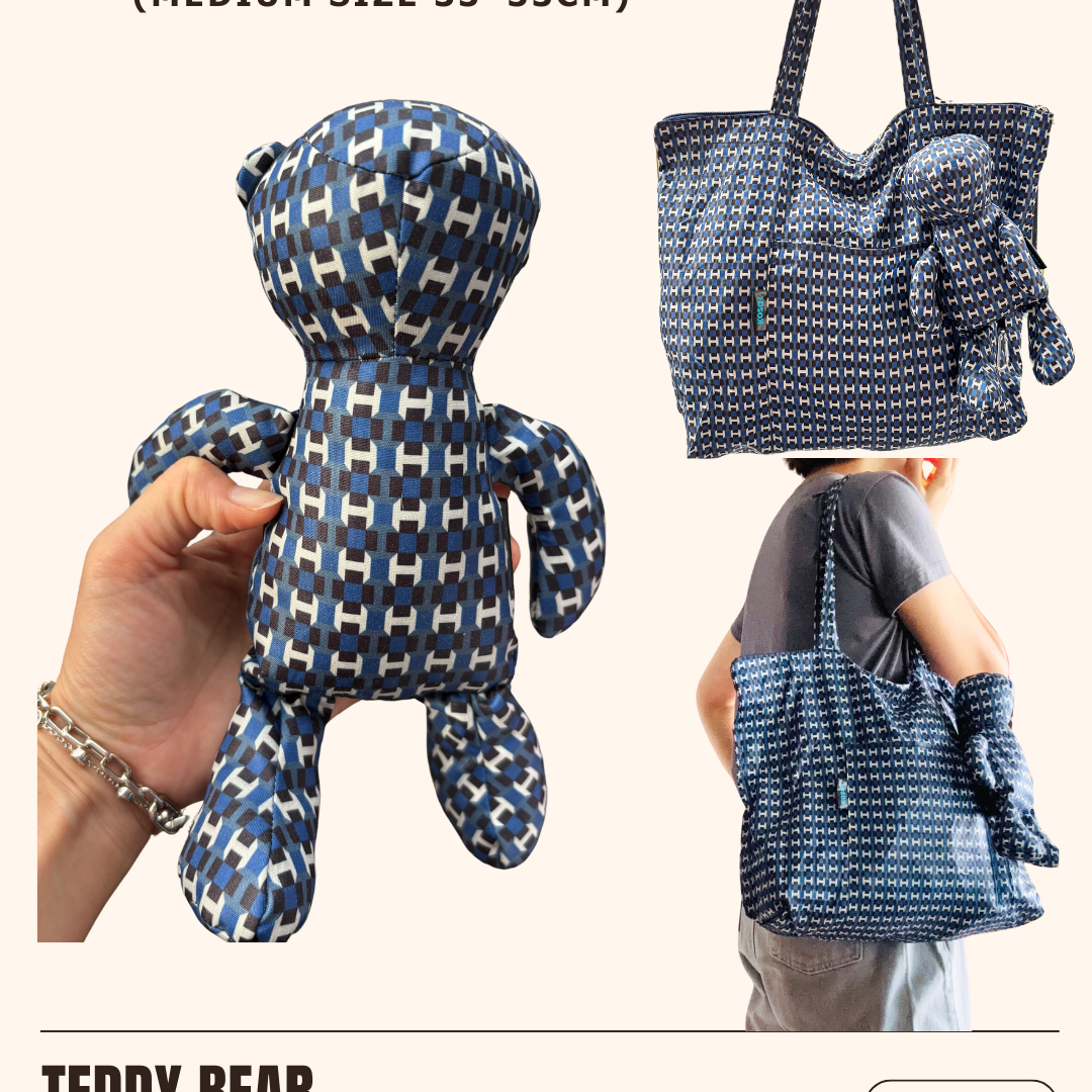 Teddy Bear Zip Bag