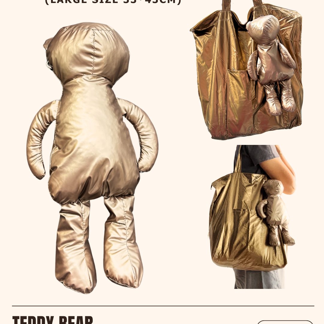 Teddy Bear Zip Bag