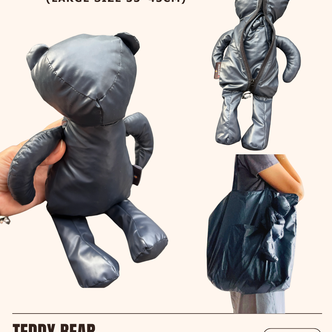 Teddy Bear Zip Bag