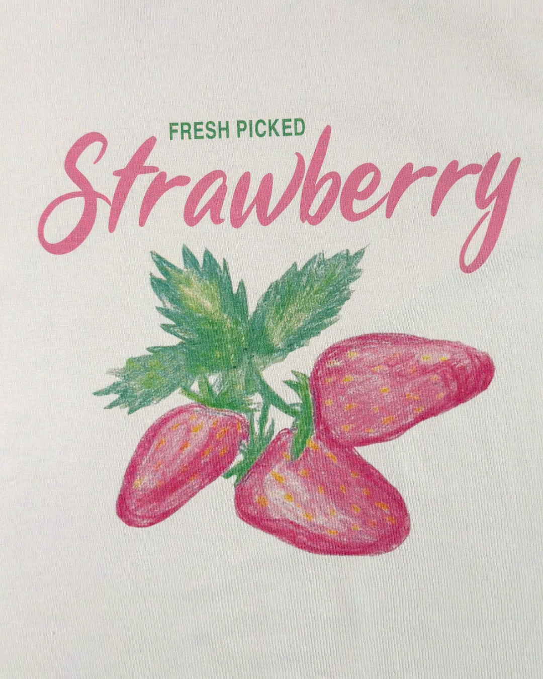 Strawberry Silky Cotton T-Shirt