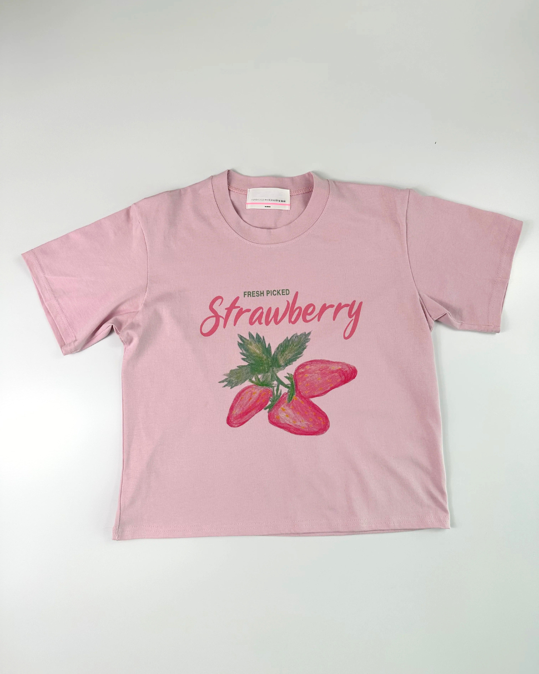Strawberry Silky Cotton T-Shirt