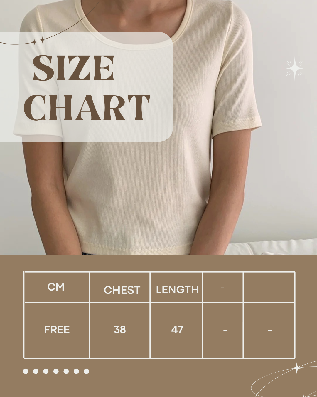 Square Neck Modal Cotton T-Shirt