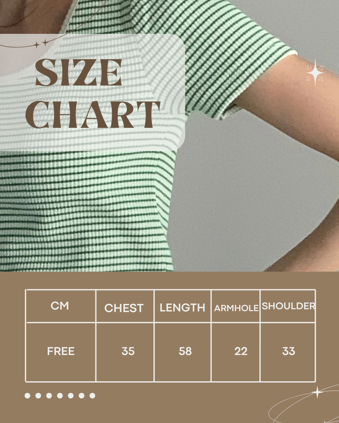 Stripped Square-Neck T-Shirt