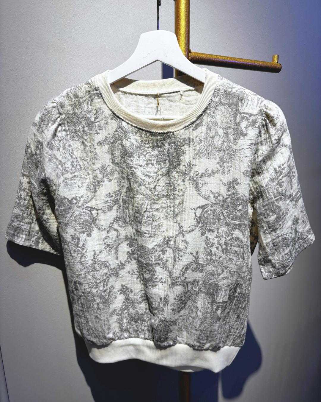 Toile Print Gauze T-Shirt
