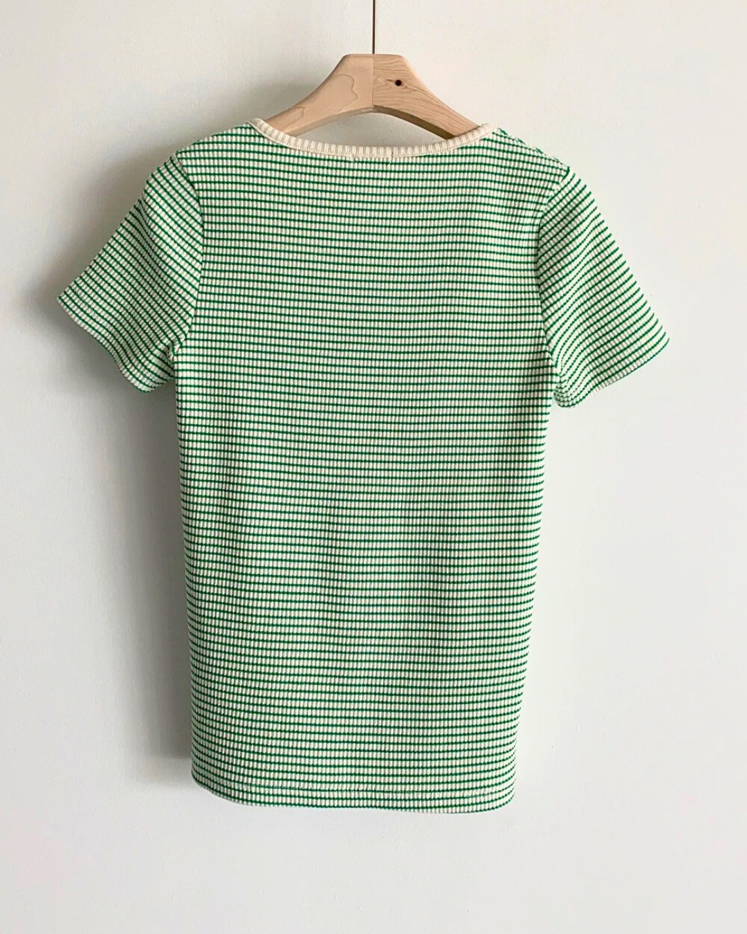 Stripped Square-Neck T-Shirt