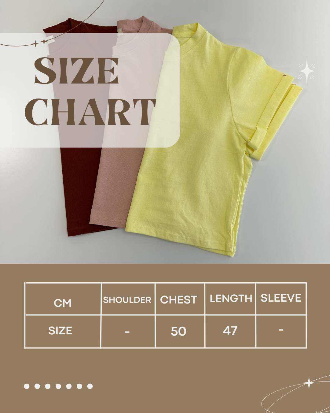 Natural Roll-Up Basic T-Shirt