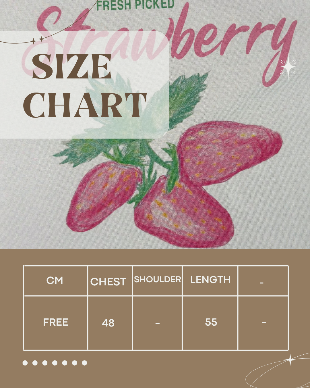 Strawberry Silky Cotton T-Shirt