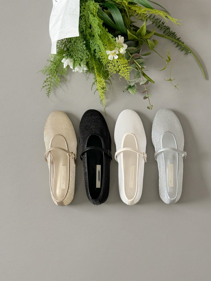 (Sample Sale) Luna Mesh Mary Jane Flat