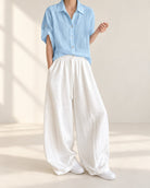 Wide Fit Cotton Banding String Pants — 원본 색상 · 원본 2 수정본