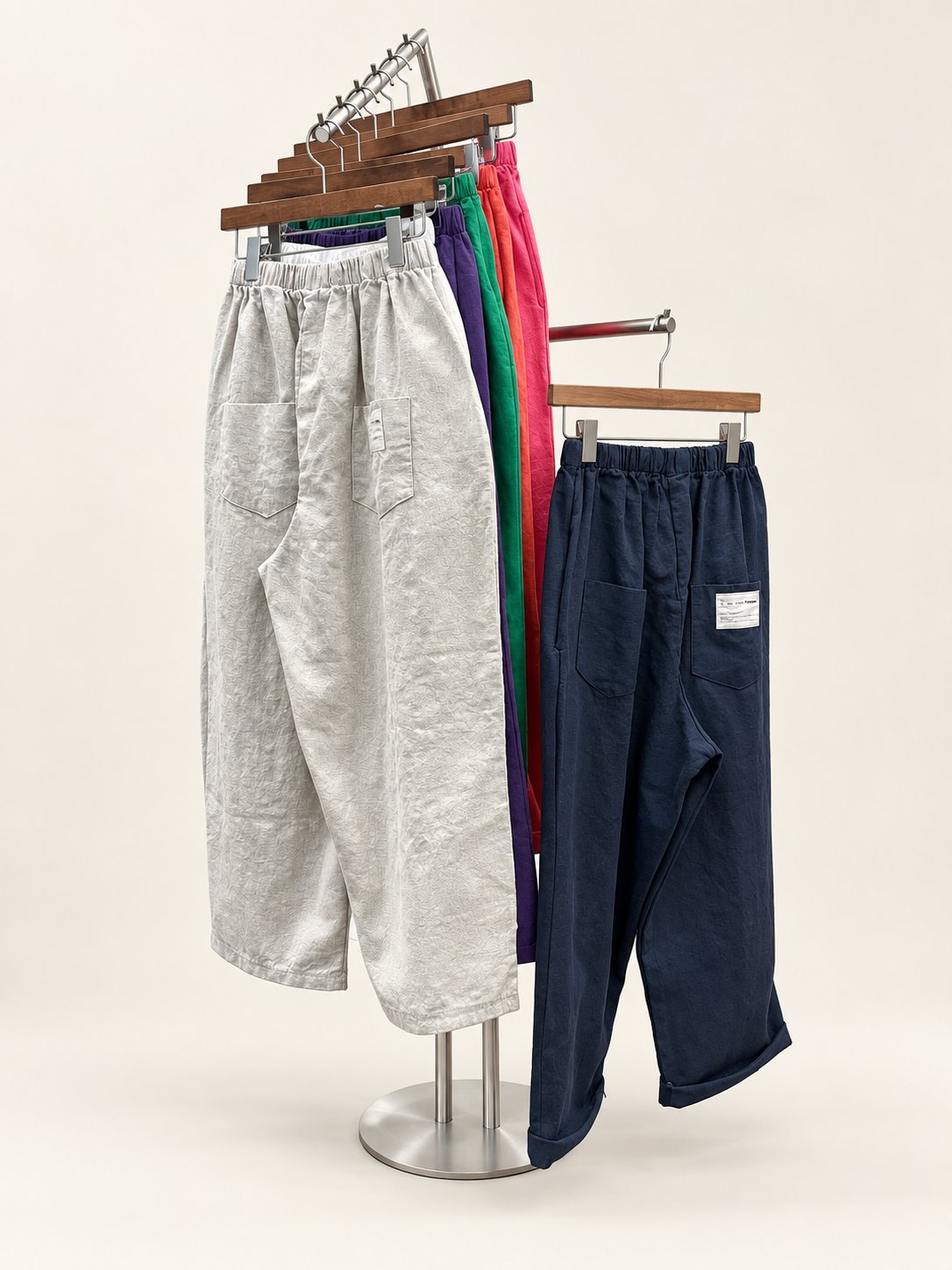 Coastal Linen Blended Wide Pants — 원본 색상 · 원본 1 수정본