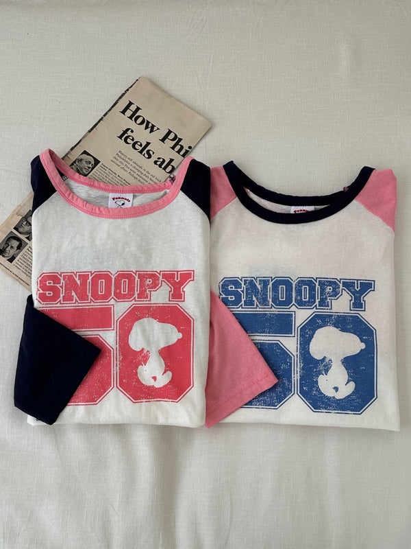Snoopy Raglan Long Sleeve T-Shirt