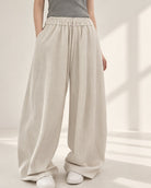 Wide Fit Cotton Banding String Pants — Gray · 원본 4 수정본