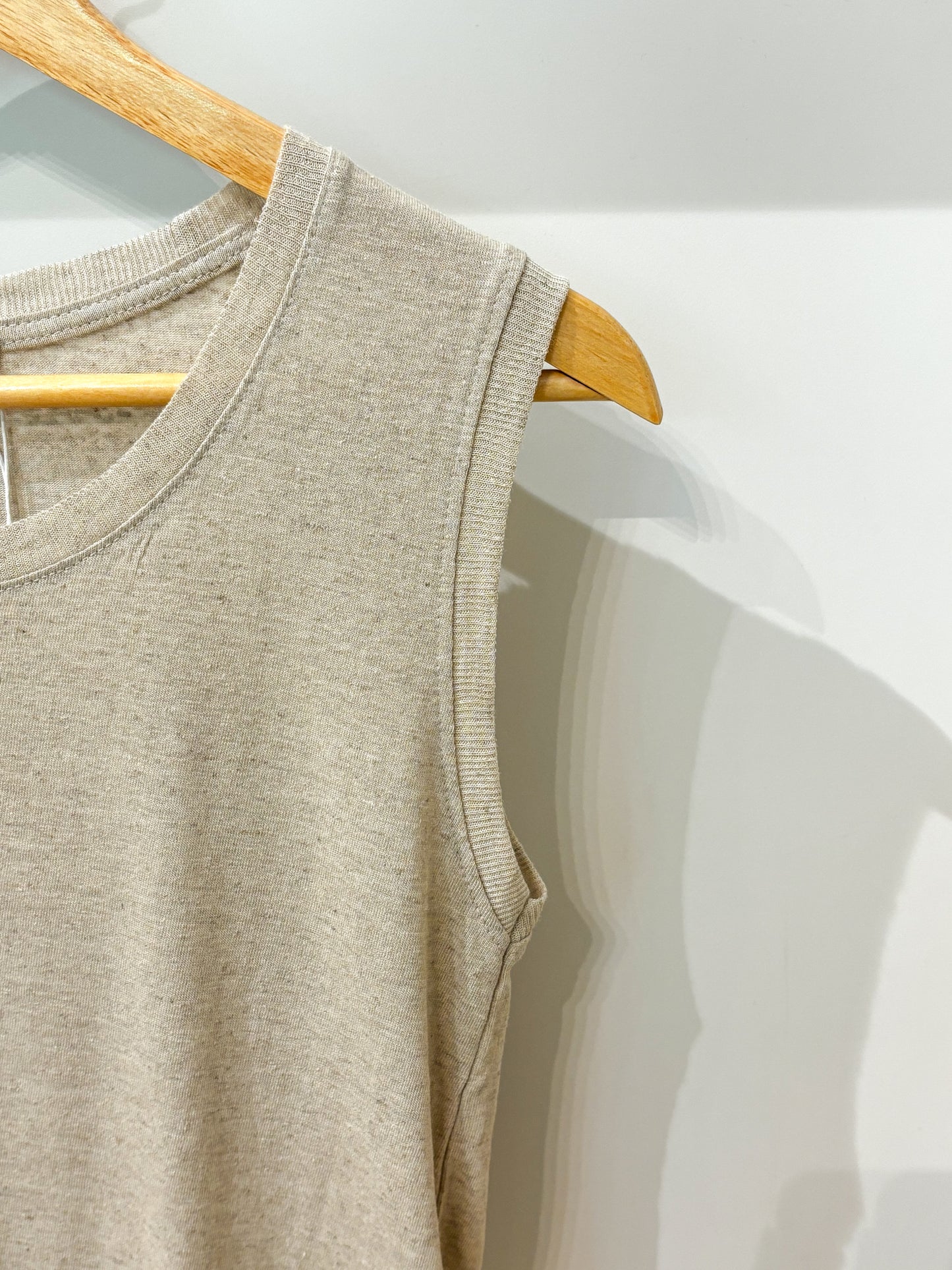 Linen muji tank top