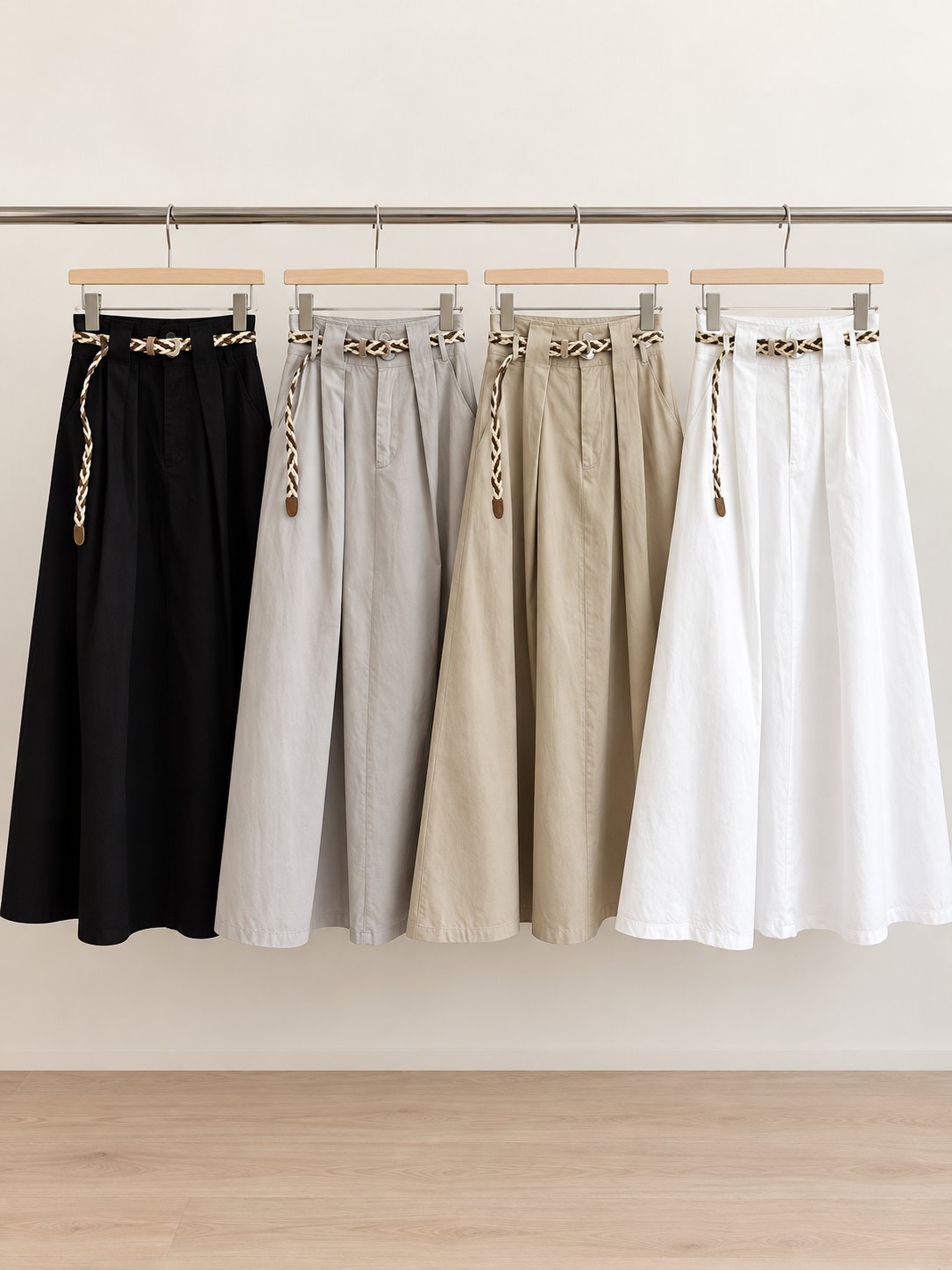 Soft A-Line Maxi Skirt — 원본 색상 · 원본 1 수정본