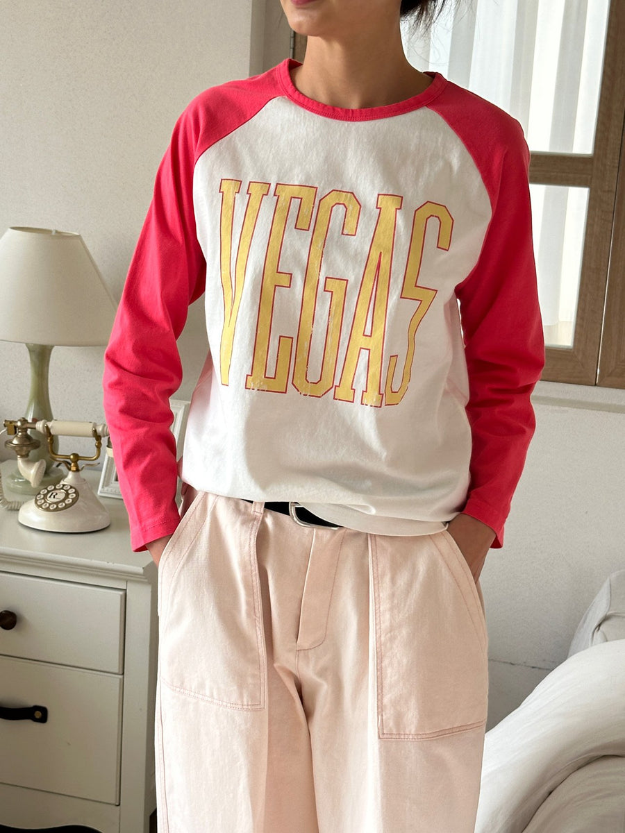 VEGAS Raglan Long Sleeve T-Shirt