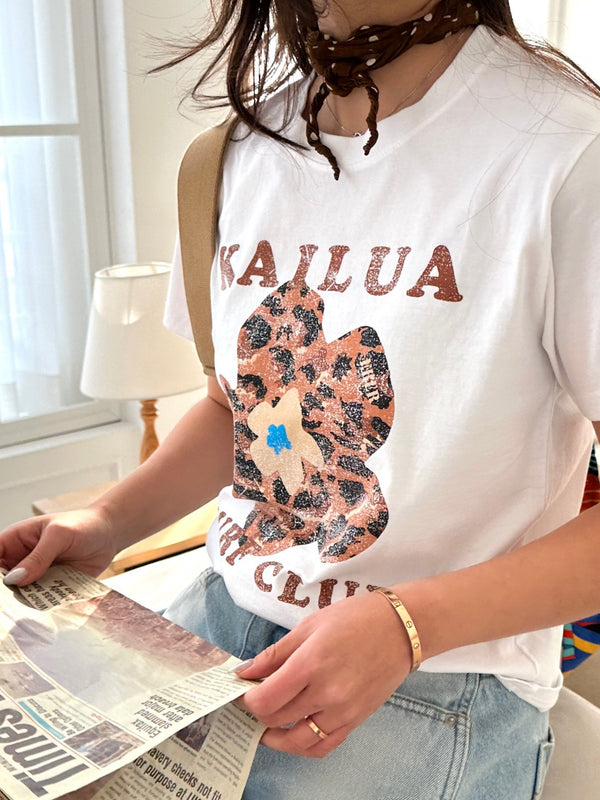 Leopard Bloom Graphic T-Shirt