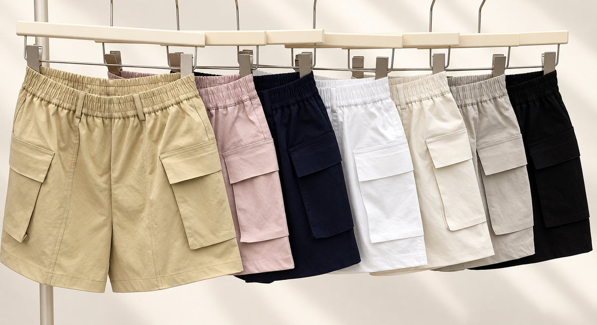 Lightweight Cargo Shorts — 원본 색상 · 원본 1 수정본