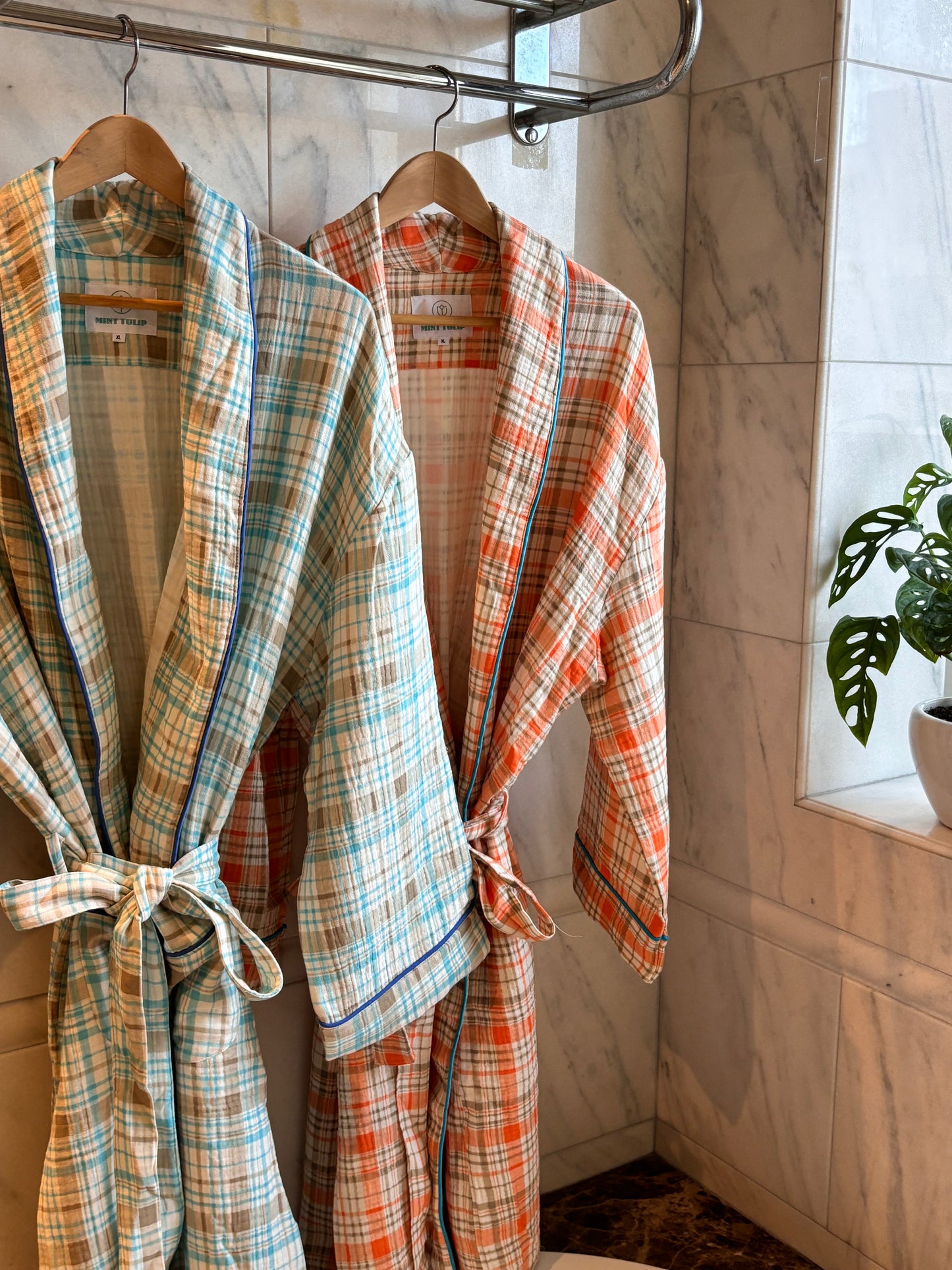 Checkered Robe(XL only) – JeJe fashion&lifestyle