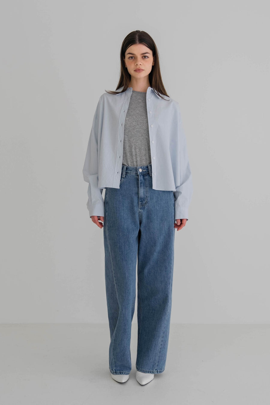 Seam Detail Denim Jeans | Korean Fashion|Made in Korea