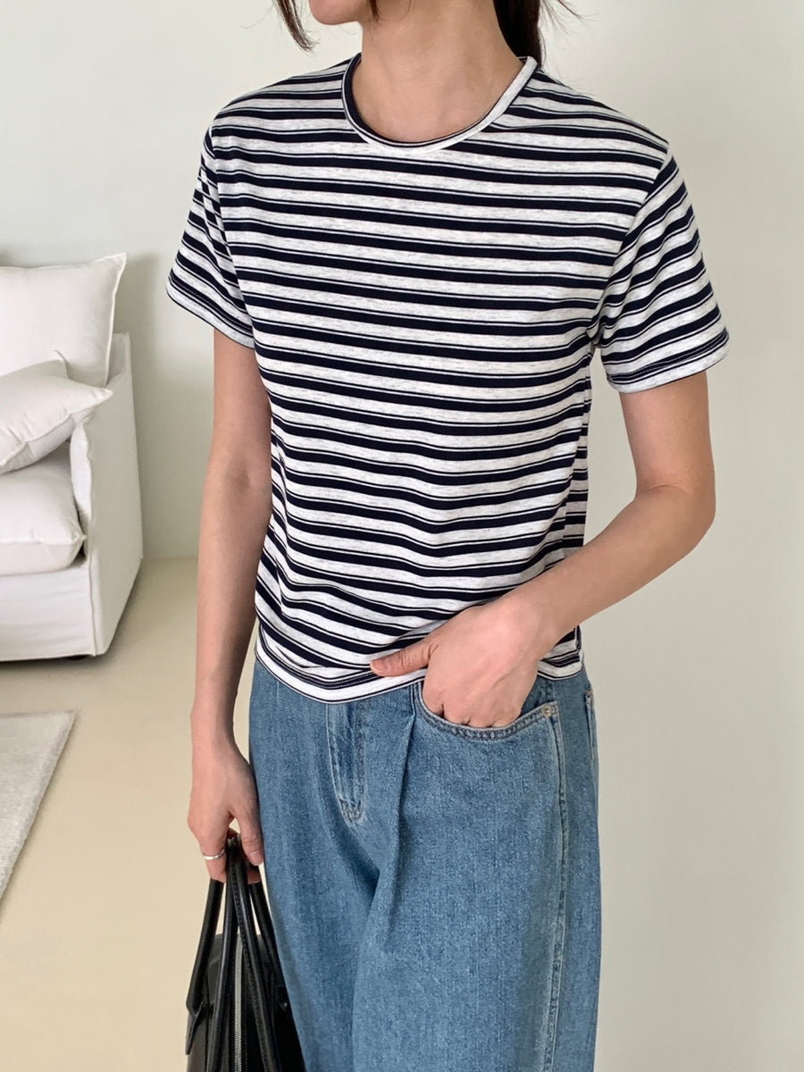 Classic Stripe Tencel T-Shirt