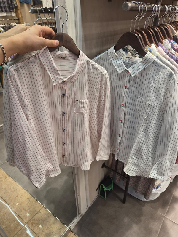 Hampton Stripe Linen Shirt