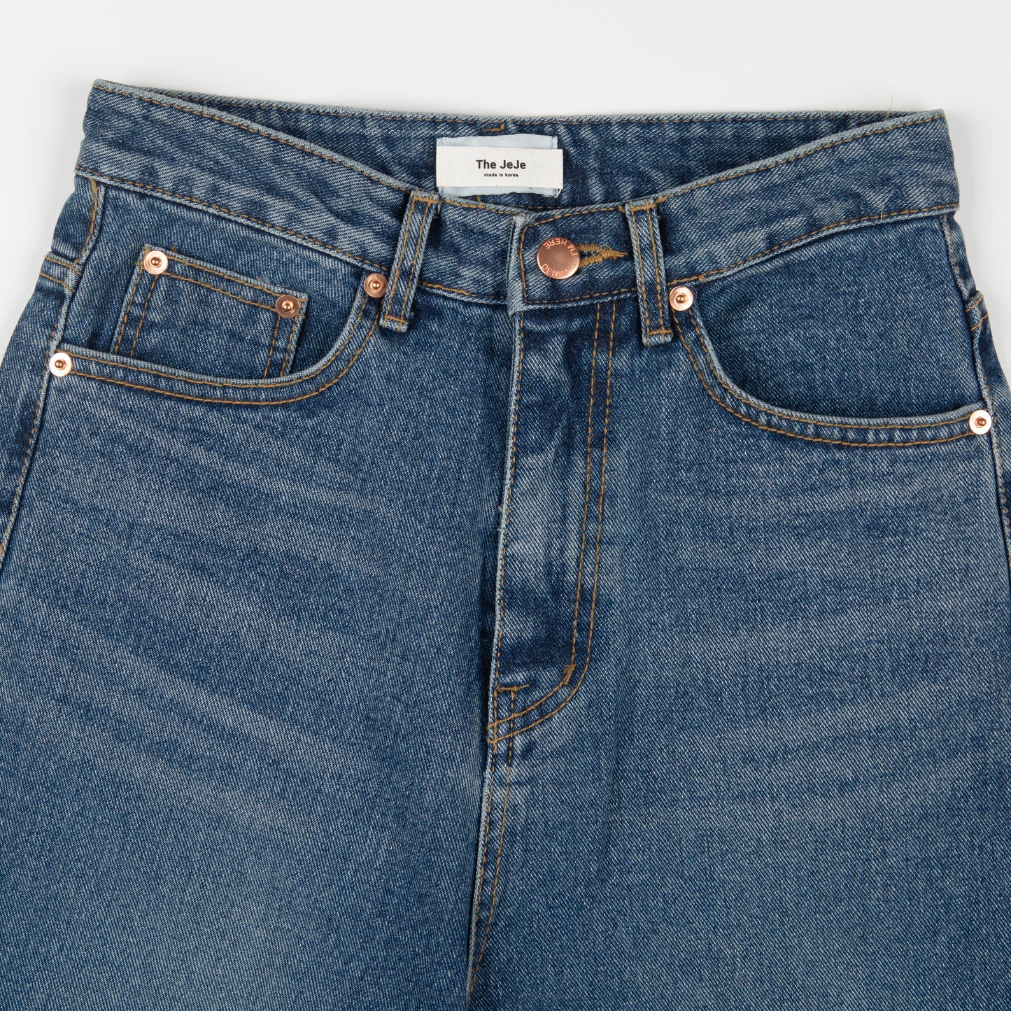 Essential Straight Fit Denim Pants