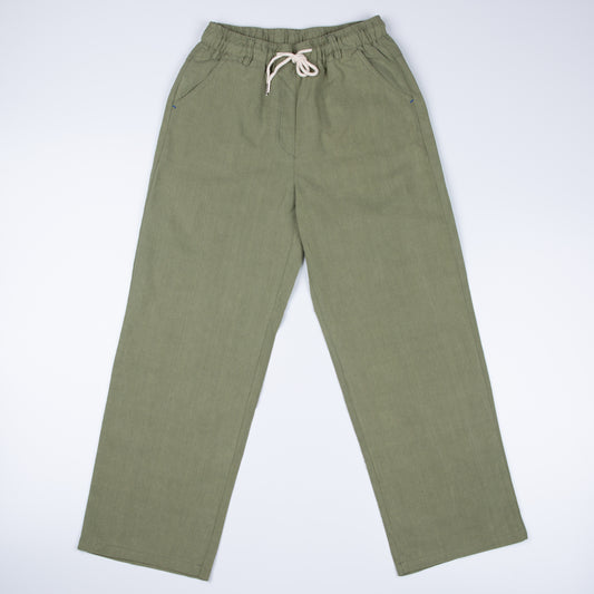 Lemon Linen Pants