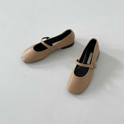 Button Flat Shoes(Pre-Order)