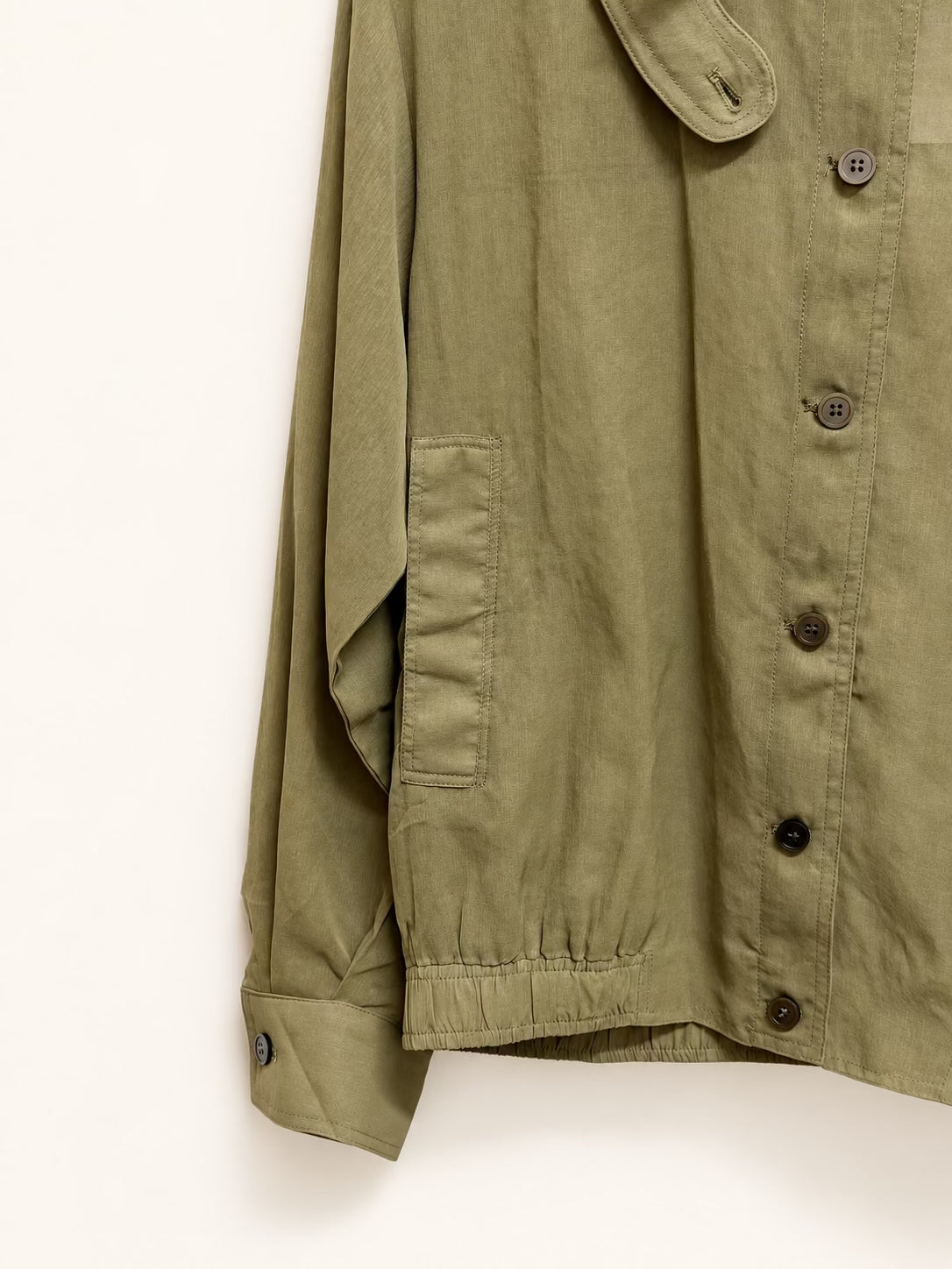 Casual Rayon blend Windbreaker — 원본 색상 · 원본 5 수정본