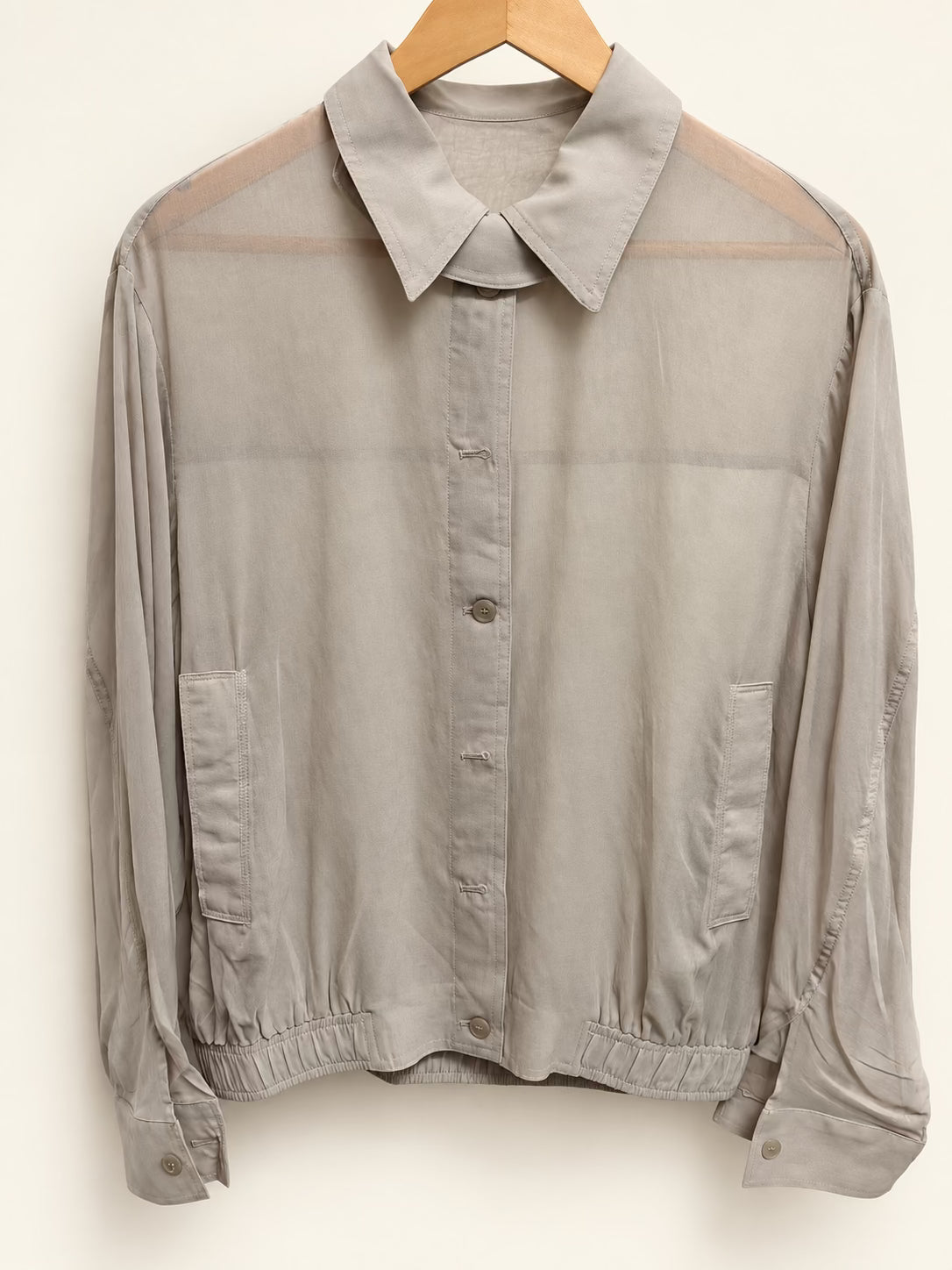 Casual Rayon blend Windbreaker — 원본 색상 · 원본 9 수정본