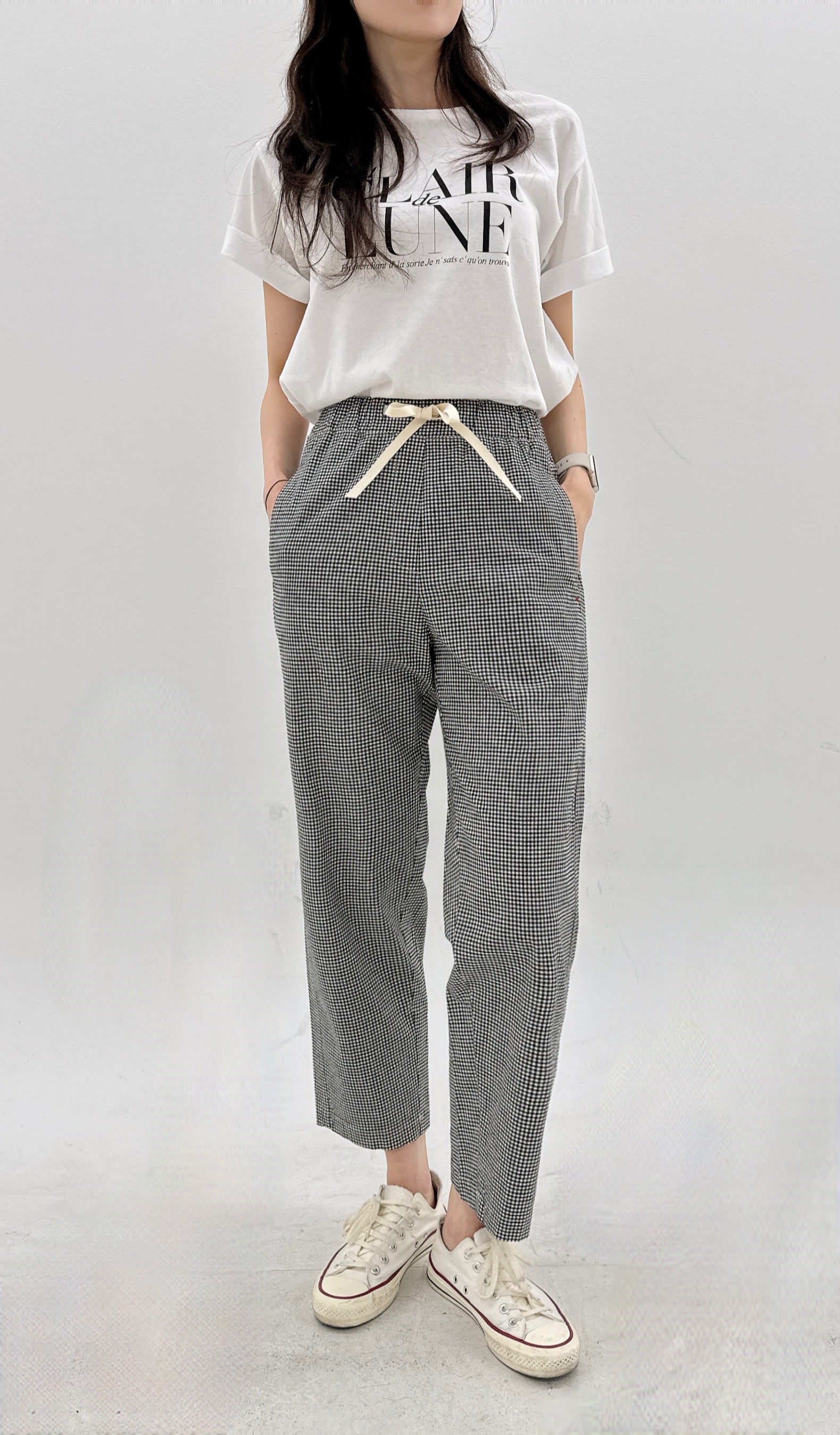 Banding Baggie Cotton Pants | Tapered Fit | Korean Style